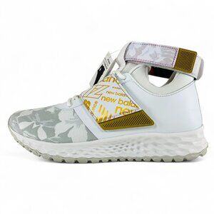 New Balance Lindor 1 TF White Gold Floral Men's Baseball Turf Shoes TLINDWT